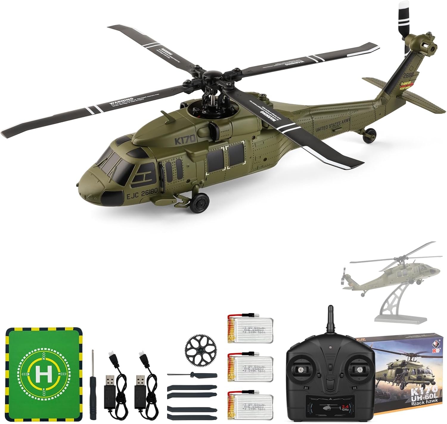 طائرة هليكوبتر WLtoys K170 بدو - مراجعة Rc Helicopter Case وسعره