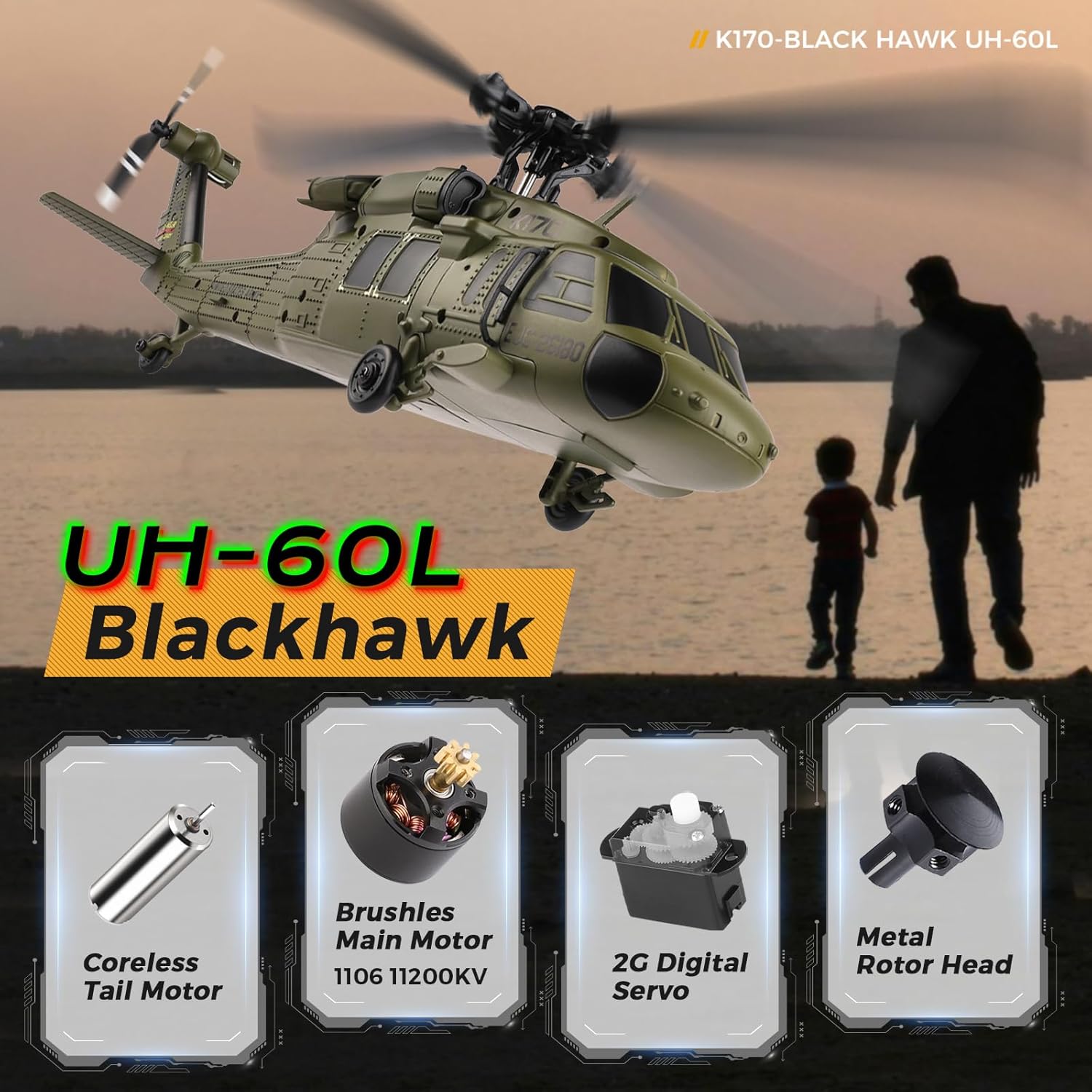 طائرة هليكوبتر WLtoys K170 بدو - مراجعة Rc Helicopter Case وسعره