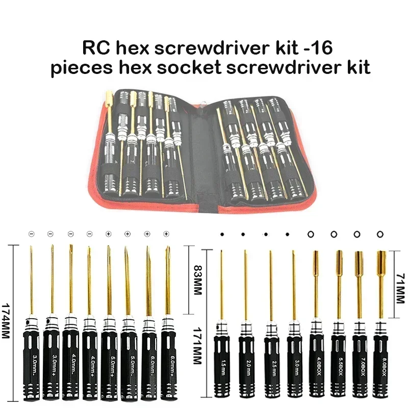طقم مفكات سداسية للتحكم عن بعد - مراجعة Rc Helicopter Tool Kit وسعره