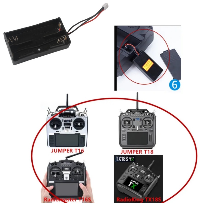 صندوق بطارية RadioMaster TX16S - مراجعة Rc Helicopter Remote Control وسعره